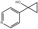 Cyclopropanol, 1-(4-pyridinyl)- Structure