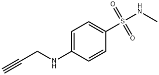 N-Methyl-4-(2-propyn-1-ylamino)benzenesulfonamide Struktur