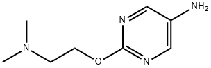 2-(2-(二甲氨基)乙氧基)嘧啶-5-胺,1250618-62-2,结构式