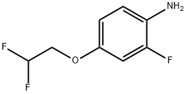 2-Fluoro-4-(2,2-difluoroethoxy)aniline 化学構造式