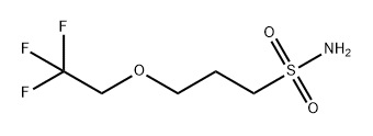 3-(2,2,2-三氟乙氧基)丙烷-1-磺酰胺,1250712-74-3,结构式