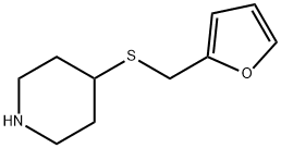 4-[(Furan-2-ylmethyl)sulfanyl]piperidine Structure