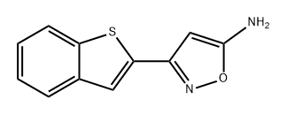 5-Isoxazolamine, 3-benzo[b]thien-2-yl- Struktur