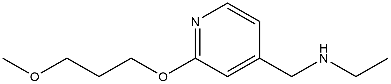 N-Ethyl-2-(3-methoxypropoxy)-4-pyridinemethanamine Structure