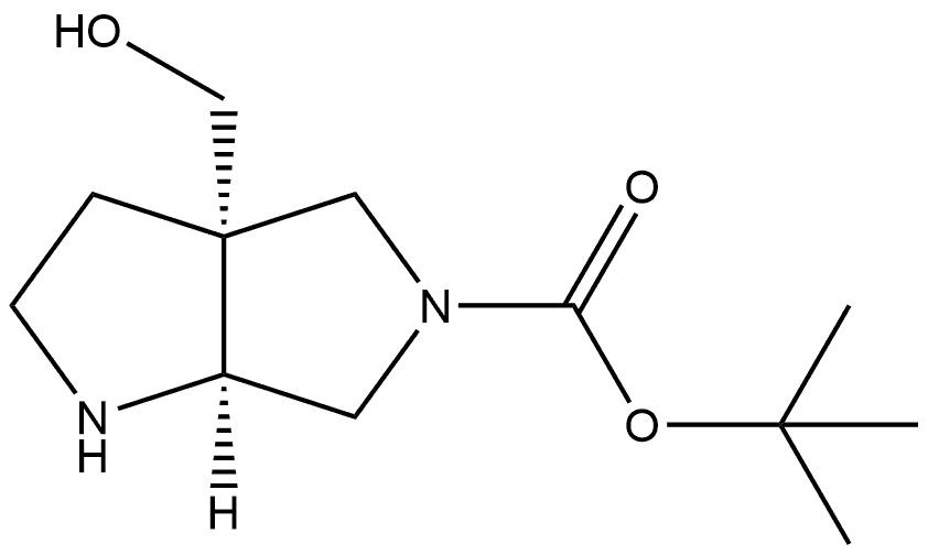 1251006-24-2 rel-1,1-Dimethylethyl (3aR,6aS)-hexahydro-3a-(hydroxymethyl)pyrrolo[3,4-b]pyrrole-5(1H)-carboxylate