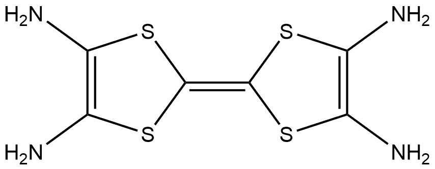 1,3-Dithiole-4,5-diamine, 2-(4,5-diamino-1,3-dithiol-2-ylidene)- 结构式