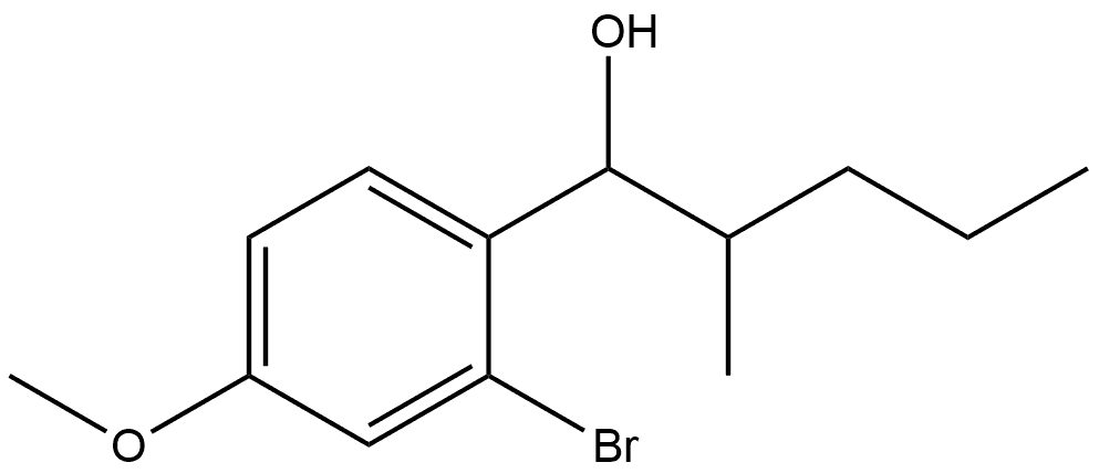 1251149-93-5 2-Bromo-4-methoxy-α-(1-methylbutyl)benzenemethanol