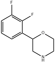 Morpholine, 2-(2,3-difluorophenyl)- Structure