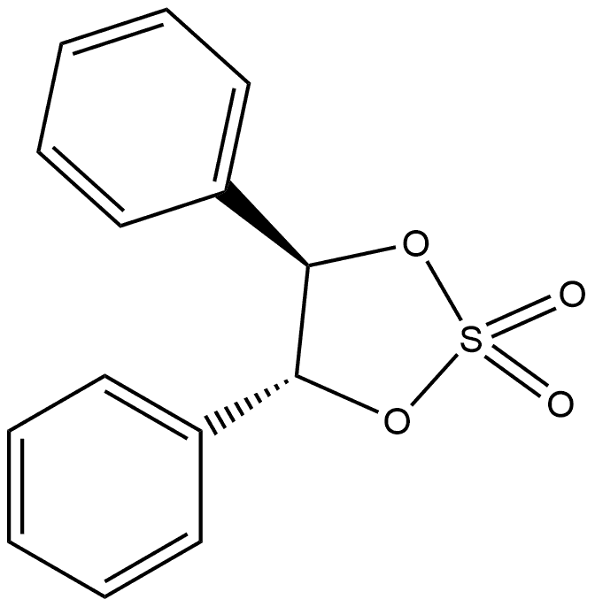 1,3,2-Dioxathiolane, 4,5-diphenyl-, 2,2-dioxide, (4R,5R)-,125134-03-4,结构式