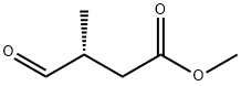 Butanoic acid, 3-methyl-4-oxo-, methyl ester, (3R)- 化学構造式