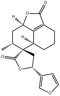 Spiro[furan-3(2H),6'-[6H]naphtho[1,8-bc]furan]-2,2'(4'H)-dione, 5-(3-furanyl)-3',4,5,5',5'a,7',8',8'a-octahydro-7'-methyl-, (3R,5R,5'aR,7'R,8'aR)- (9CI) Structure