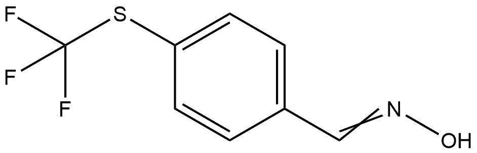 4-[(Trifluoromethyl)thio]benzaldehyde oxime Structure