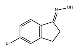 1H-Inden-1-one, 5-bromo-2,3-dihydro-, oxime, (1E)- Structure