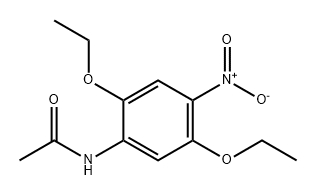 Acetamide, N-(2,5-diethoxy-4-nitrophenyl)- Structure