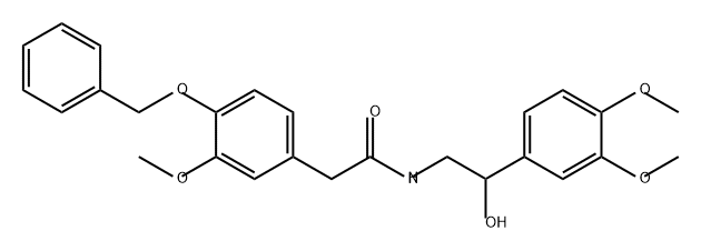 Benzeneacetamide, N-[2-(3,4-dimethoxyphenyl)-2-hydroxyethyl]-3-methoxy-4-(phenylmethoxy)-