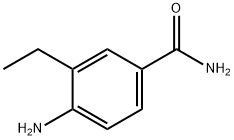 4-Amino-3-ethylbenzamide 化学構造式