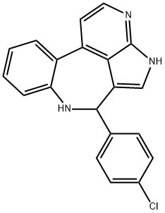 6-(4-CHLOROPHENYL)-6,7-DIHYDRO-4H-3,4,7-TRIAZADIBENZO[CD,F]AZULENE, 1253411-25-4, 结构式