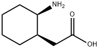 Cyclohexaneacetic acid, 2-amino-, (1R-cis)- (9CI) Structure