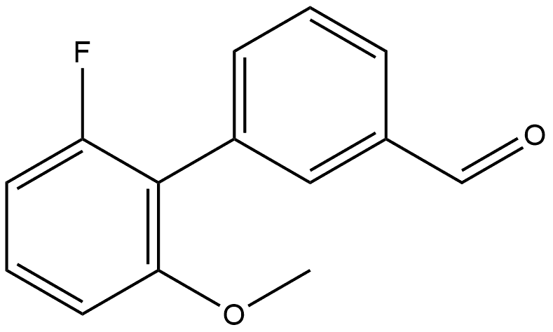 2'-Fluoro-6'-methoxy[1,1'-biphenyl]-3-carboxaldehyde,1254163-04-6,结构式