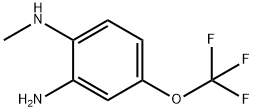 N1-甲基-4-(三氟甲氧基)苯-1,2-二胺, 1254166-41-0, 结构式