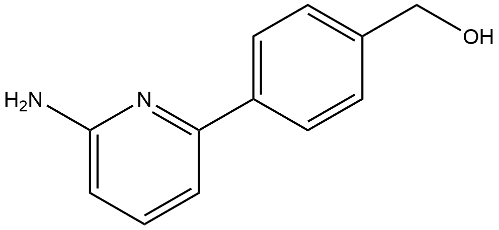 4-(6-Amino-2-pyridinyl)benzenemethanol Structure