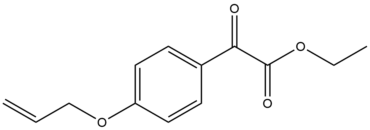 Ethyl α-oxo-4-(2-propen-1-yloxy)benzeneacetate Structure