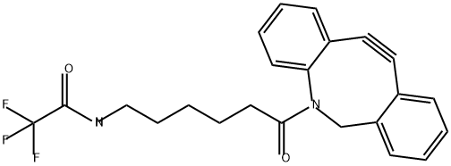 Acetamide, N-[6-(11,12-didehydrodibenz[b,f]azocin-5(6H)-yl)-6-oxohexyl]-2,2,2-trifluoro- Structure