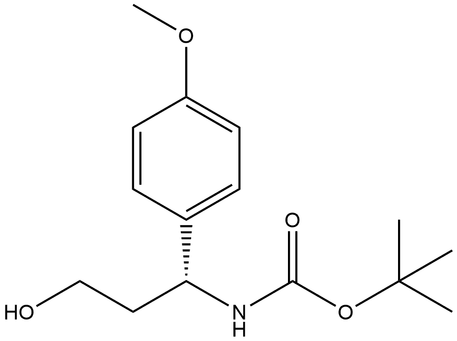 tert-butyl (R)-(3-hydroxy-1-(4-methoxyphenyl)propyl)carbamate|