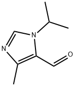 1H-Imidazole-5-carboxaldehyde, 4-methyl-1-(1-methylethyl)- Struktur
