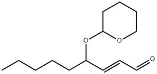 2-Nonenal, 4-[(tetrahydro-2H-pyran-2-yl)oxy]-, (2E)-,1256782-46-3,结构式