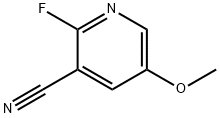 2-Fluoro-5-methoxynicotinonitrile Struktur