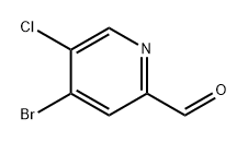 2-Pyridinecarboxaldehyde, 4-bromo-5-chloro- Struktur