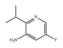 3-Pyridinamine, 5-fluoro-2-(1-methylethyl)- Struktur