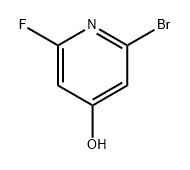 4-Pyridinol, 2-bromo-6-fluoro- Structure