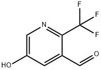 5-Hydroxy-2-(trifluoromethyl)nicotinaldehyde Structure