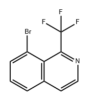 8-溴-1-(三氟甲基)异喹啉,1256808-82-8,结构式