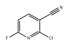 3-Pyridinecarbonitrile, 2-chloro-6-fluoro- Struktur