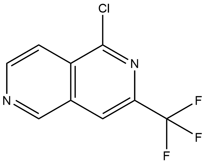 1-氯-3-(三氟甲基)-2,6-萘啶,1256811-03-6,结构式