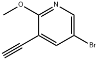 5-Bromo-3-ethynyl-2-methoxypyridine Structure