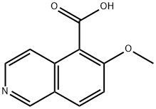 6-methoxyisoquinoline-5-carboxylic acid Struktur