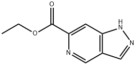 Ethyl 1H-pyrazolo[4,3-c]pyridine-6-carboxylate Struktur