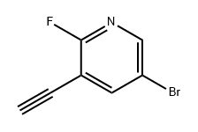 5-溴-3-乙炔基-2-氟吡啶,1256821-92-7,结构式