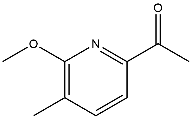 1-(6-Methoxy-5-methyl-2-pyridinyl)ethanone Struktur