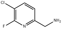(5-chloro-6-fluoropyridin-2-yl)methanamine Structure