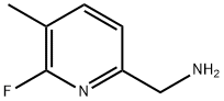 (6-FLUORO-5-METHYLPYRIDIN-2-YL)METHYLAMINE Structure