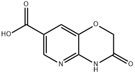 2H-Pyrido[3,2-b]-1,4-oxazine-7-carboxylic acid, 3,4-dihydro-3-oxo- Structure