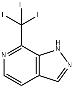 1H-Pyrazolo[3,4-c]pyridine, 7-(trifluoromethyl)- Struktur