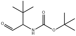 Carbamic acid, N-(1-formyl-2,2-dimethylpropyl)-, 1,1-dimethylethyl ester 化学構造式