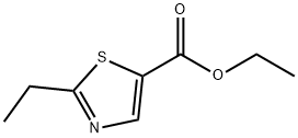 5-Thiazolecarboxylic acid, 2-ethyl-, ethyl ester 化学構造式