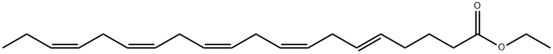 5,8,11,14,17-Eicosapentaenoic acid, ethyl ester, (5E,8Z,11Z,14Z,17Z)- Struktur